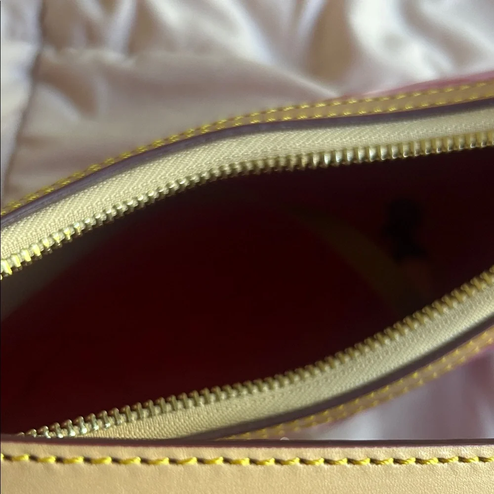 Dooney‎ & Bourke Pink Shoulder Bag with Gold Trim